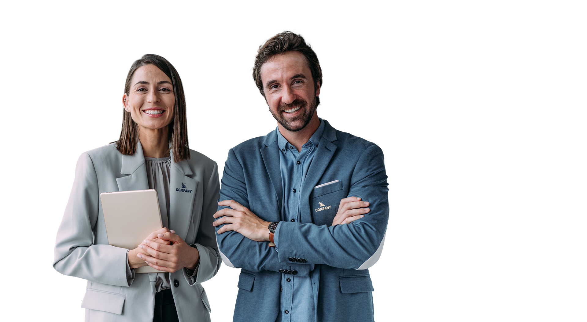 Professionelle Firmenkleidung mit individuellem Logo
