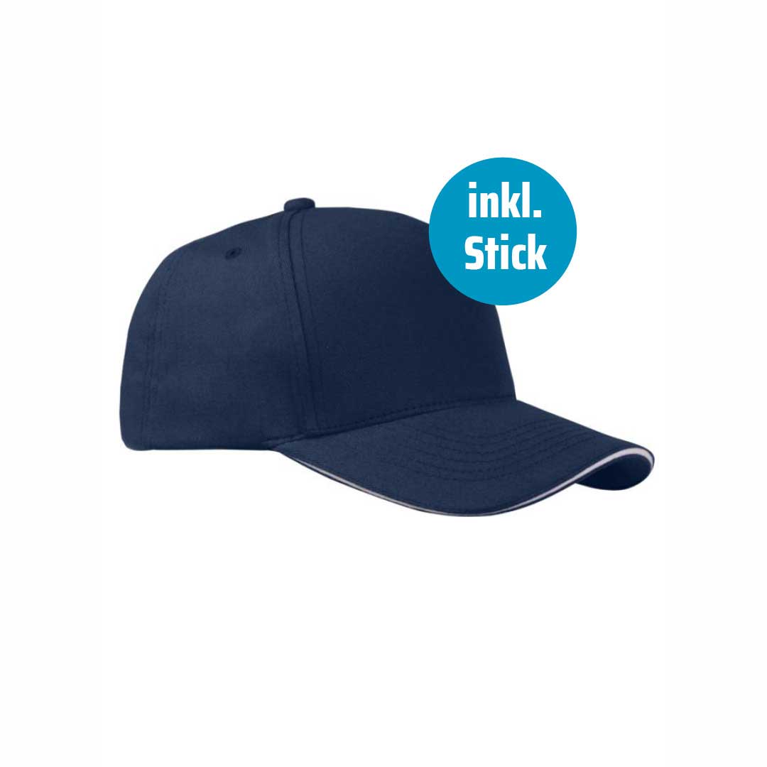 Cap Arizona mit bestickter Logo-Veredelung