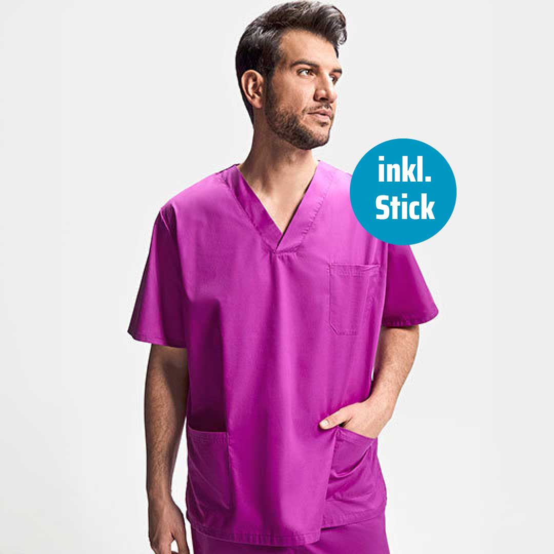 Kasack Basic von Roly Work mit Firmenlogo