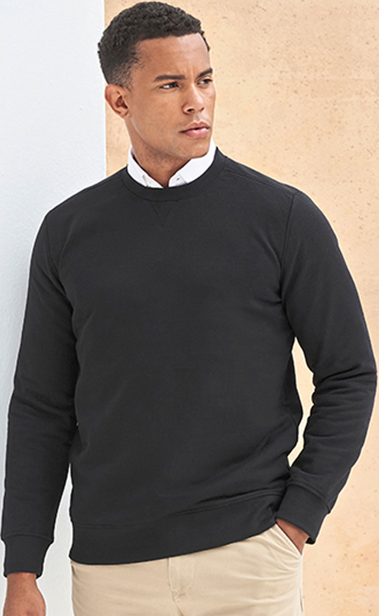 Strickpullover für Corporate Fashion mit Firmenlogo