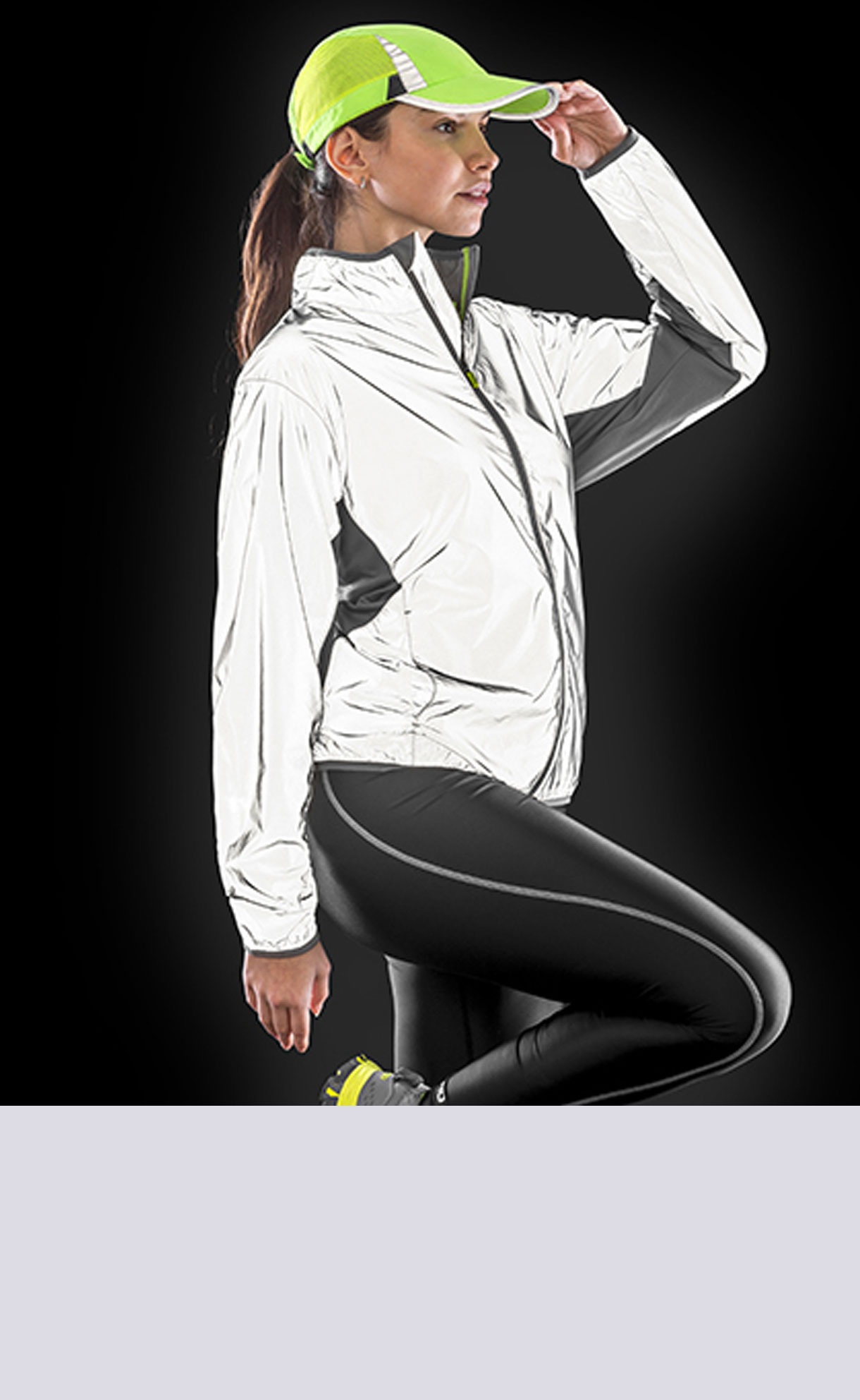Reflectex Jacke für Sport- und Firmenevents mit Firmenlogo